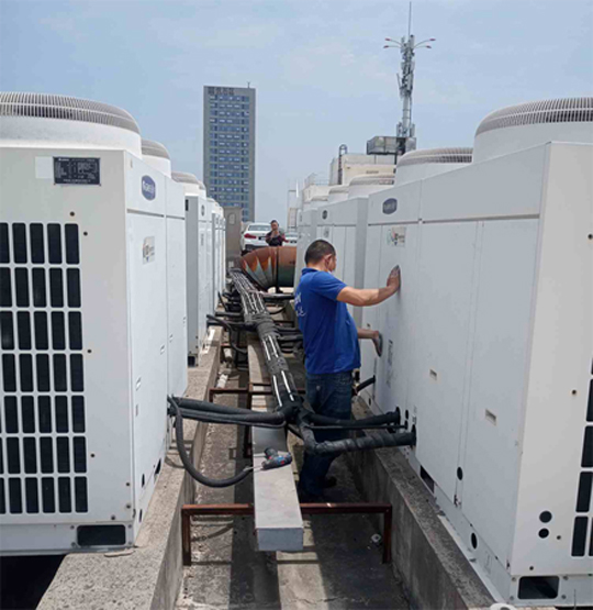 麟游中央空调制热和不制冷系统维修方法